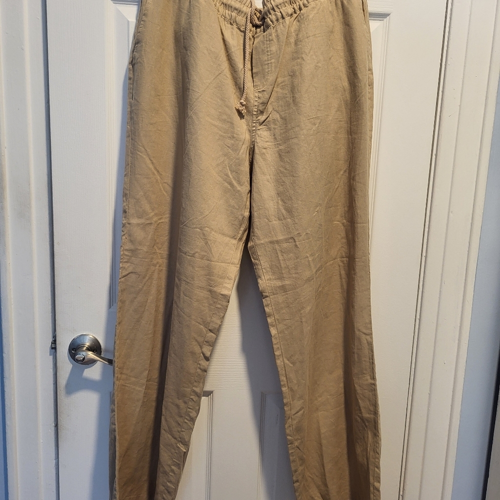 Womens Tan Casual  Summer Pants NWT Size XXL